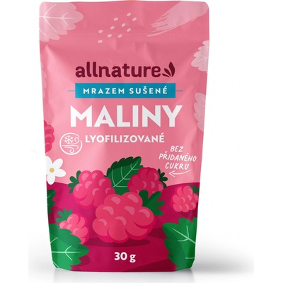 Allnature Malina sušená mrazom celá 30 g