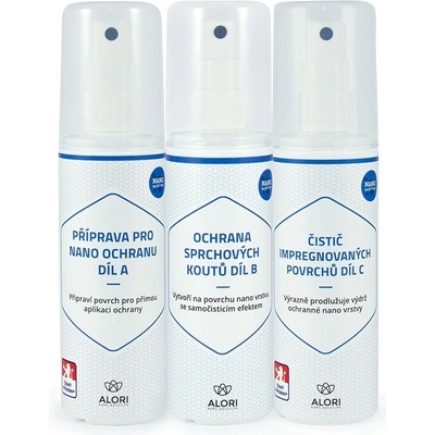 Alori Nano Balíček ochrana na sprchové kouty 3 x 100 ml