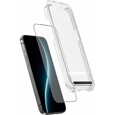 Benks Матирано калено стъклено защитно покритие за дисплея на iPhone 17 Pro Max - Benks JoyTouch Matte Tempered Glass Film (0.30mm) (черен-прозрачен) (M070)