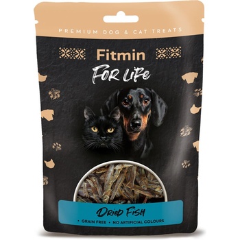 Dibaq Fitmin For Life Сушени аншоа, рибна лакомство за кучета и котки 50 g