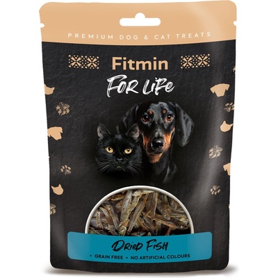 Dibaq Fitmin For Life Сушени аншоа, рибна лакомство за кучета и котки 50 g