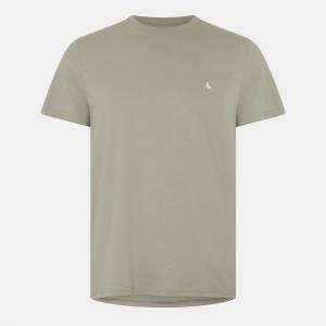 Jack Wills Мъжка тениска Jack Wills JW Sandleford T-Shirt Mens - Silver Sage