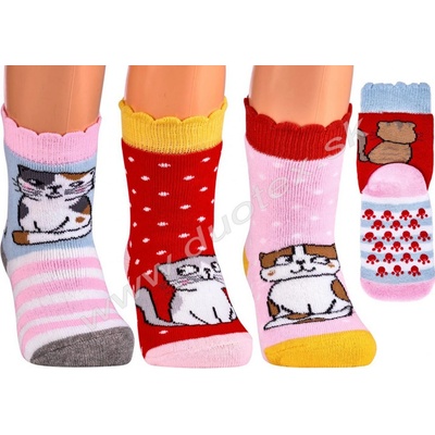 SOCKS4FUN Zimné ponožky W-5173-macka-2 k.2