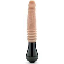 Blush Dr. Skin Silicone Dr. Knight Thrusting Gyrating Vibrating Dildo Beige