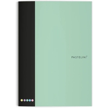 PASTELINi Тетрадка pastelini a/4 40 листа с допълнителни скоби зелена 6-90225 (6-90225)