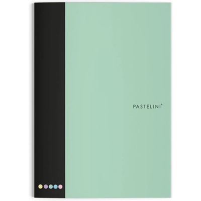 PASTELINi Тетрадка pastelini a/4 40 листа с допълнителни скоби зелена 6-90225 (6-90225)