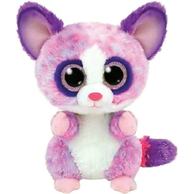 TY Toys Плюшена играчка TY Toys - Бебе галаго Becca, розово, 15 cm (TY36395)