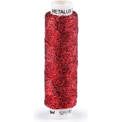 Nitě vyšívací 100 m Metalux Varianta: 337 červená, Balení: 10 ks