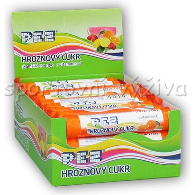 Haas Hroznový cukr + Vitamin C cerny-rybiz 39 g
