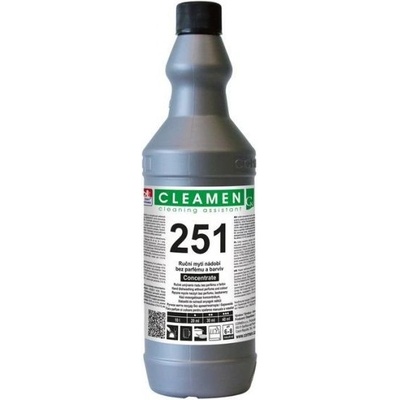 CLEAMEN 251 ruční mytí nádobí koncentrát bez parfémů a barviv 1 l