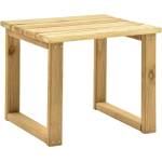 vidaXL Маса за шезлонг, 30x30x26 см, импрегниран бор (315394)