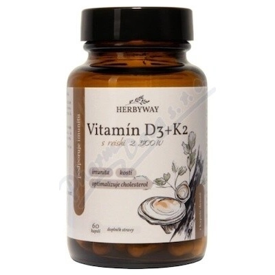 Herbs Energy Vitamín D3 + K2 2500 IU 60 dávek