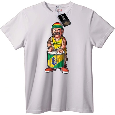 NOONEBRAND Тениска Раста Барабанист Биткойн - XL, Black