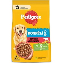 Pedigree s hovězím se zeleninou pro dospělé psy 12 kg