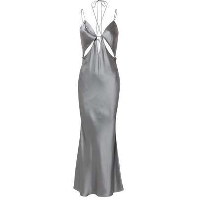 River Island Вечерна рокля сиво, размер 10