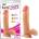 Дилдо с тестиси и вакуум основа, запазете любовта, 17, 8см. - Cute Dildo (CHISA00145)