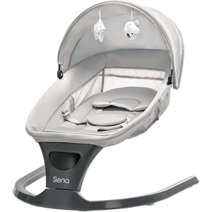 Lorelli Електрически шезлонг с люлеене Lorelli Premium - Siena, сив (10090110001) - baby