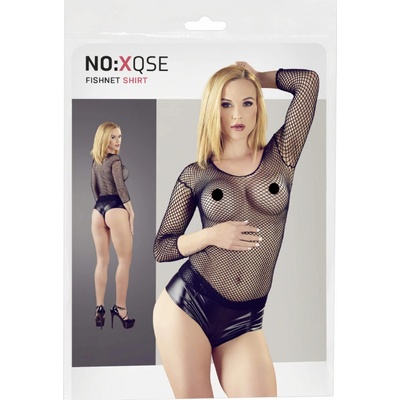 Dámský síťovaný top černý – Sleviste.cz