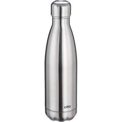 Cilio Termo láhev Elegante 500 ml stříbrná