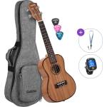 Cascha HH 2035 Premium Basic SET Natural Концертно укулеле (HH2035-BASIC-SET)