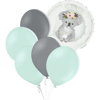 Balonky.cz Set balónků a kruh s potiskem koaly