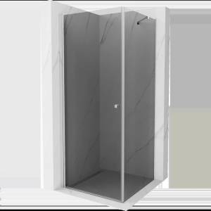 Mexen Pretoria разтваряема душ кабина 100 x 100 см, графит, хром - 852-100-100-01-40 (852-100-100-01-40)