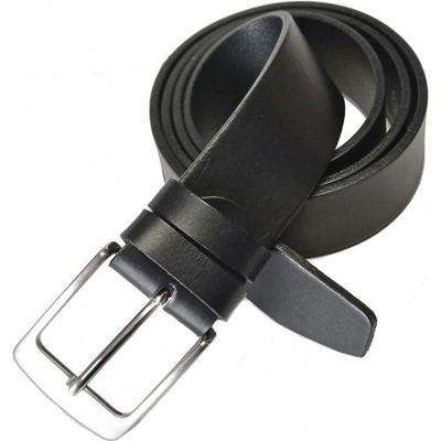 Belts I-1-60-HL kožený pásek černý