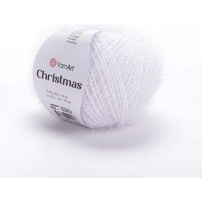 Yarn Art příze Christmas 02 bílá