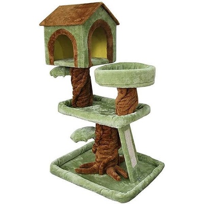 PlayMe Cat Scratcher Tree - Драскало за котки в уникална форма на Дърво- 70/50/75 см