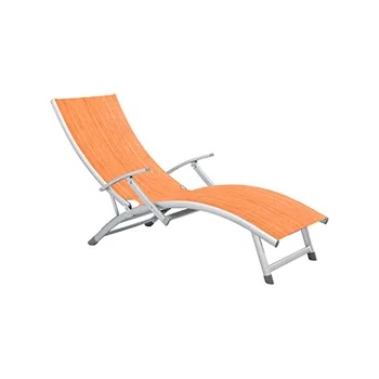 Horecano Hg-Алуминиев шезлонг с подл. 40549Т-А ОРАНЖ. (ld-1540) (019502)