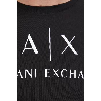 Giorgio Armani Блуза с дълги ръкави Armani Exchange мъжка в черно с принт 8NZTCH Z8H4Z NOS (8NZTCH.Z8H4Z.NOS)