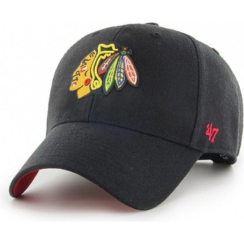 47 brand Шапка 47 brand Chicago Blackhawks NHL в черно с апликация H-BLPMS04WBP-BKA (H.BLPMS04WBP.BKA)