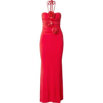 Nasty Gal Вечерна рокля 'Rosette' червено, размер 16
