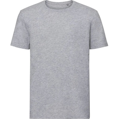 Russell Pure Organic na tělo z organické česané bavlny šedý melír