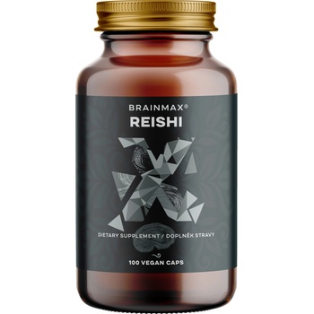 BrainMax Reishi екстракт, 50 % полисахариди и 20 % бета-1, 3/1, 6 D-глюкани, 500 мг, 100 растителни капсули