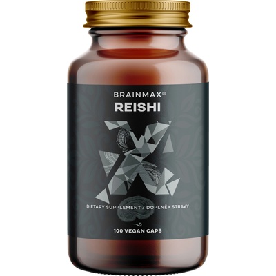 BrainMax Reishi екстракт, 50 % полисахариди и 20 % бета-1, 3/1, 6 D-глюкани, 500 мг, 100 растителни капсули