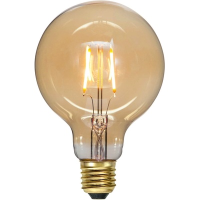 Star Trading Teplá LED/filamentová žiarovka E27, 1 W Vintage Gold