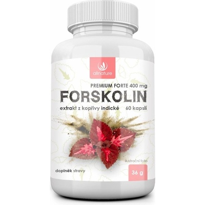 Allnature Forskolin Premium forte 400 mg 60 kapsúl