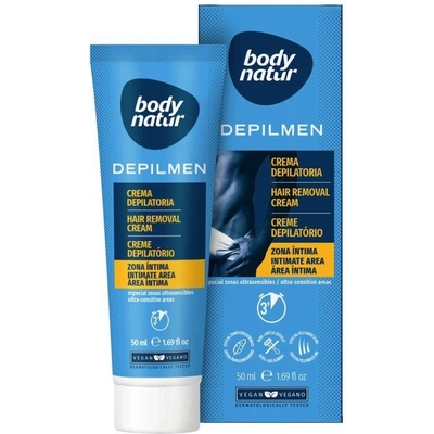 Body Natur Depilmen Depilační krém na intimní partie pro muže 50 ml – Zboží Dáma