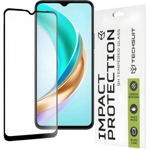 Techsuit защитно пълно покриващо стъкло 111D за Honor X6b - Черен KP33084
