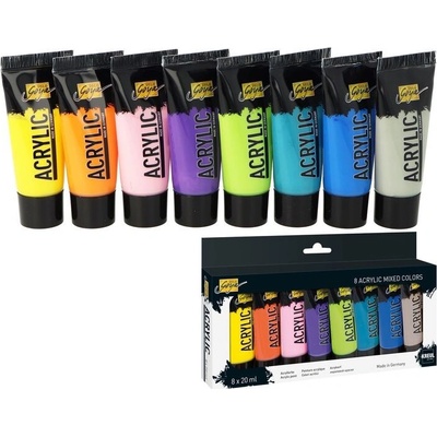 Kreul Solo Goya Akrylové farby mixed set 8 x 20 ml