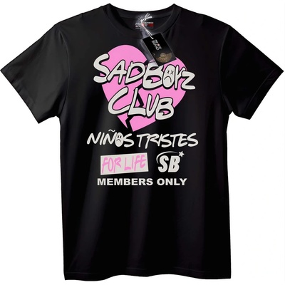 NOONEBRAND Тениска SADBOYZ CLUB - 3XL, White