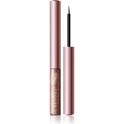 Makeup Revolution Super Flick tekuté linky na oči Rose Gold 2,4 ml