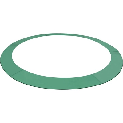 vidaXL Предпазна подложка, PE, зелена, за кръгъл батут 3, 66 м (92394)