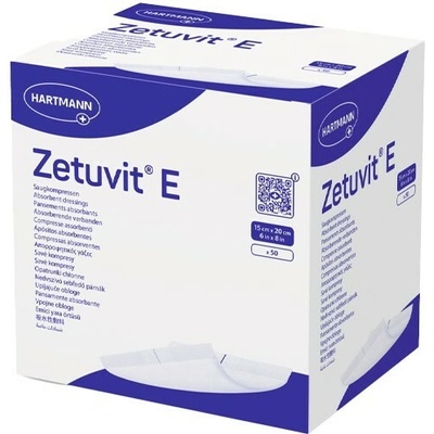 Zetuvit E nesterilný nasiakavý kompres 15 x 20 cm 50 ks