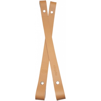 Kreatinka/Popruh kožený KARAMEL Délka: 70cm, Logo: Ruční práce, Kovový komponent: Staromosaz