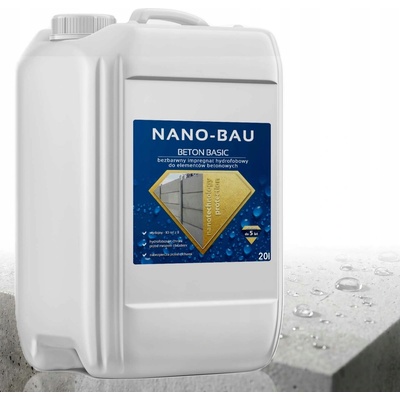 Impregnácia na betón NANO-BAU hydrofóbna bezfarebná 20 l