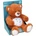 Плюшена играчка Мече с проектор и музика, кафяво, 30 см (f082060-1)