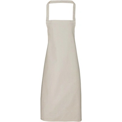 Premier Workwear Zástera s trakmi z biobavlny (bez vrecka) PR102 Natural Pantone 1205 60 x 87 cm