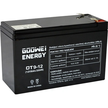 GOOWEI ENERGY OT9-12 12V 9Ah